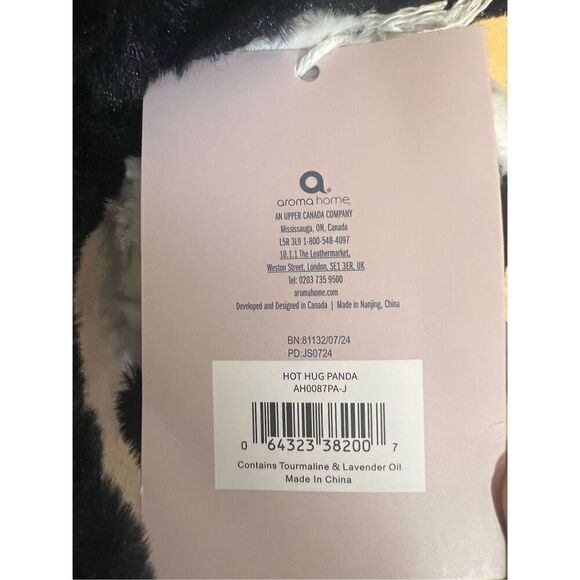 NWT! Hot Hugs Panda Plush Microwavable and Lavender Scented Tummy - Picture 5 of 5